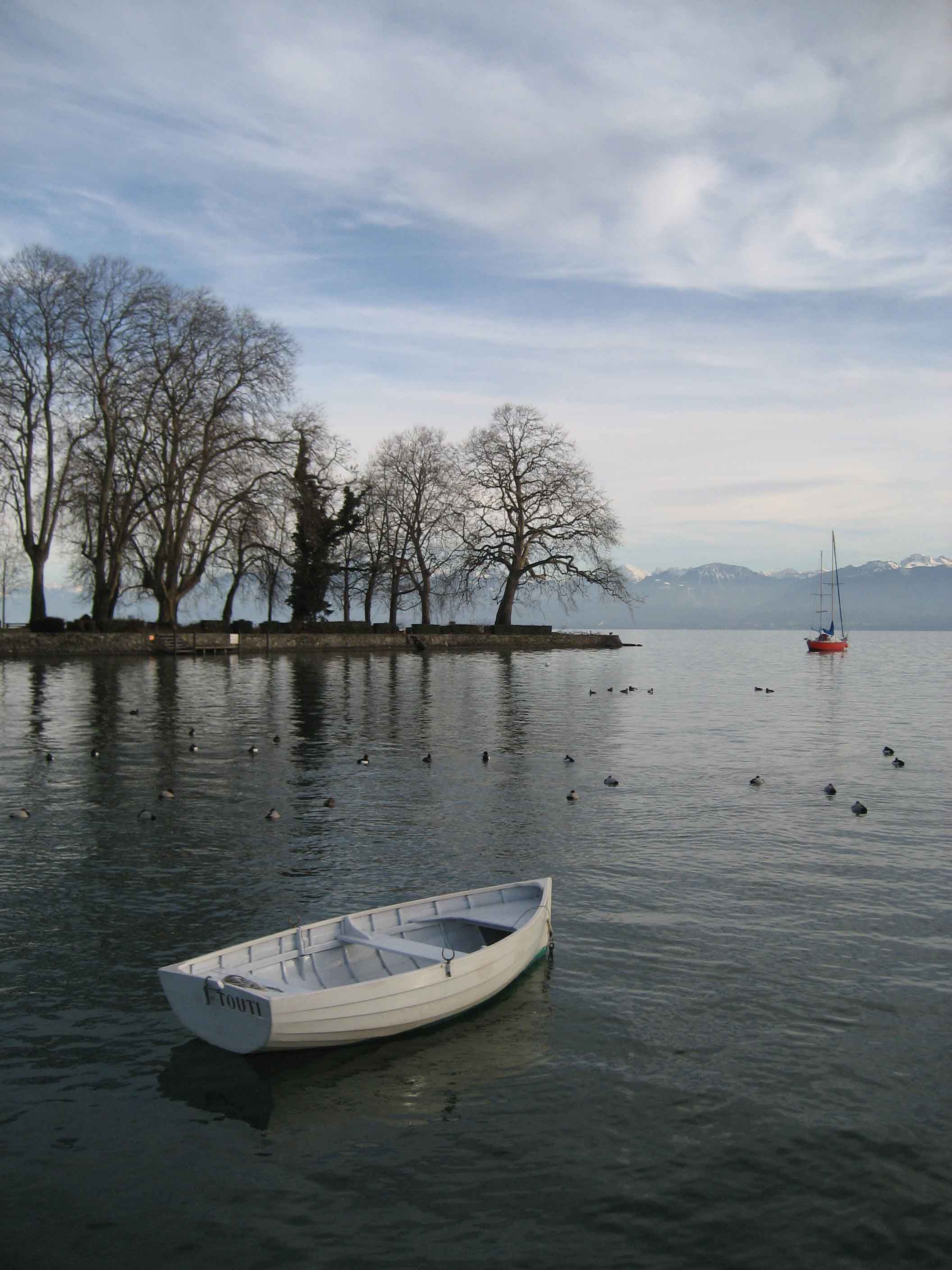 Je ferais bien un petit tour en barque si leau ntait pas si glaciale