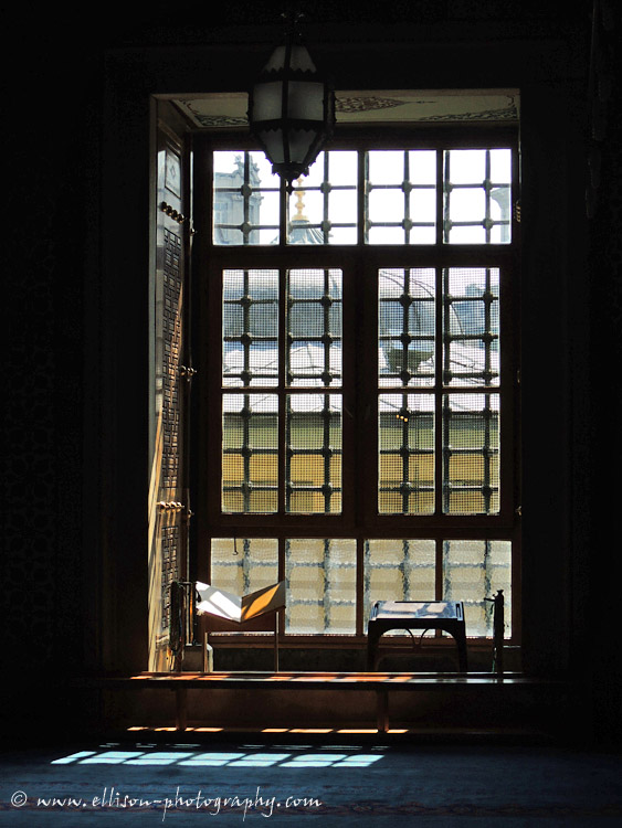 Window inside Yeni Camii (New Mosque)