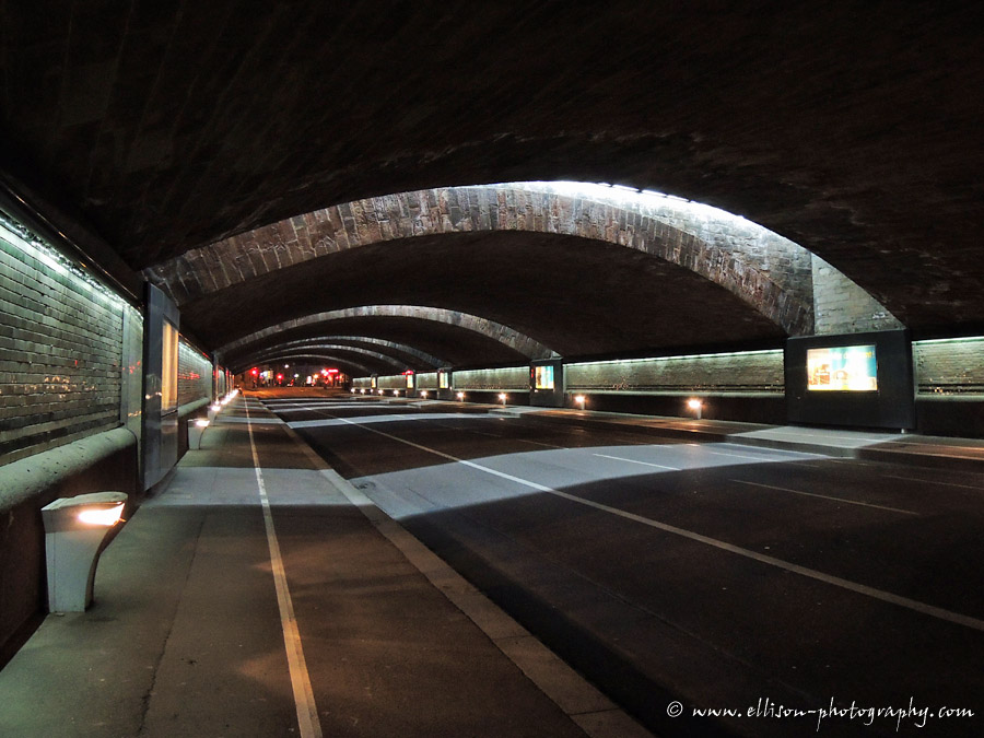 Under the trains