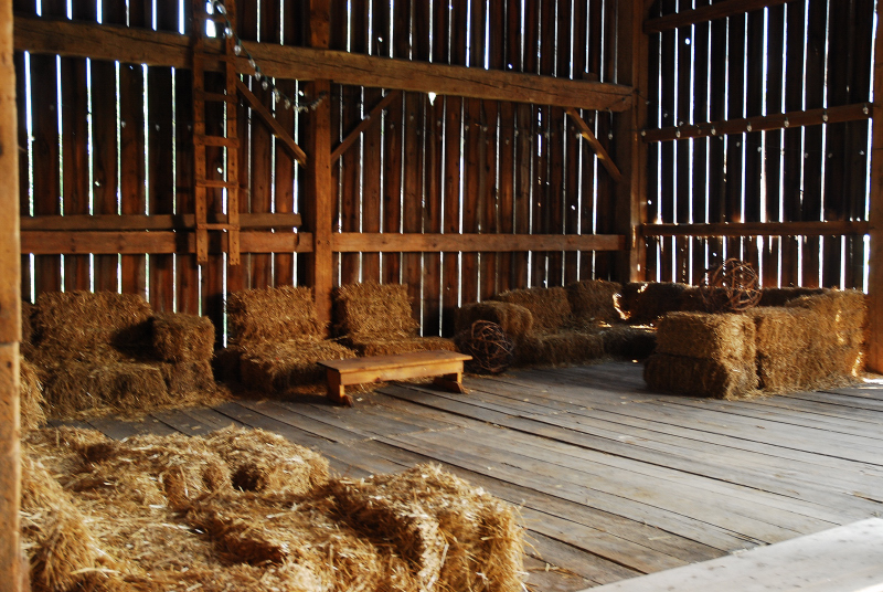 Performance space in barn at Chadsey Carin winery