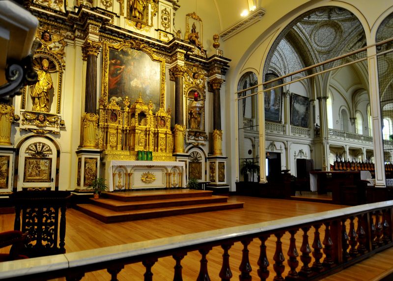 Chapel of the Ursuline Convent - with Cloister in the background