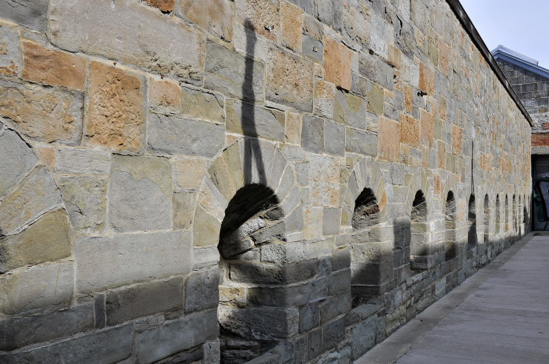 Rifle slits near the Workshops