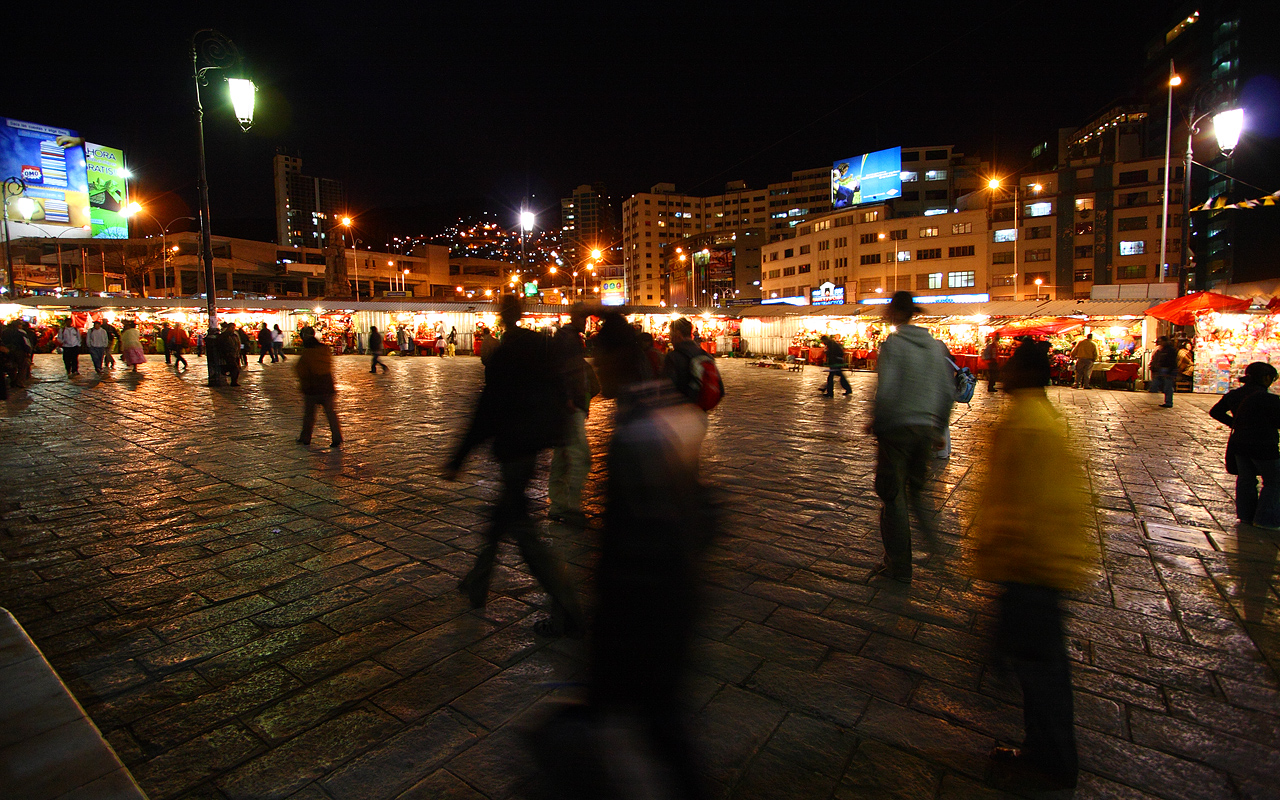 La Paz city center - Plaza San Francisco