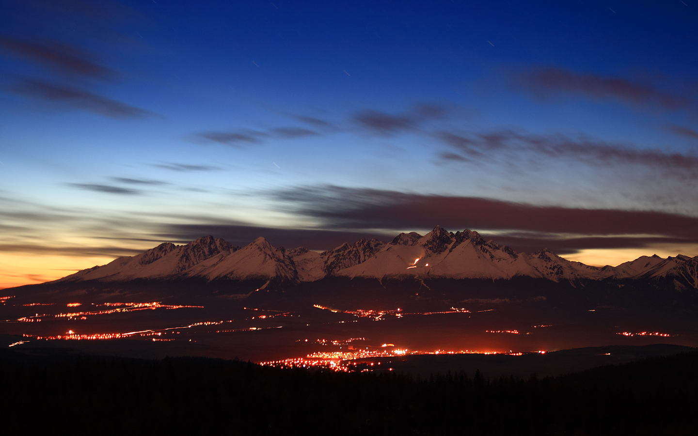 Twilight in High Tatras
