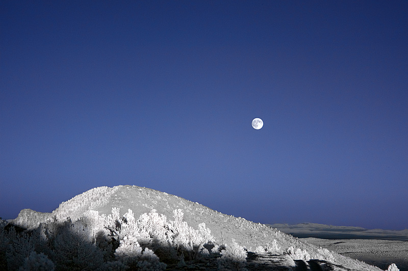 Moonrise, Drake peak.