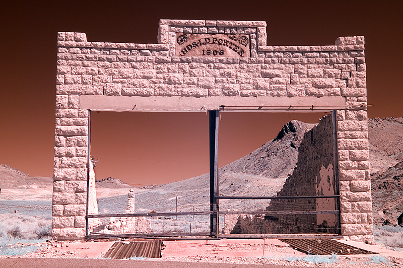 HD & LD Porter Building, Rhyolite, Nevada.