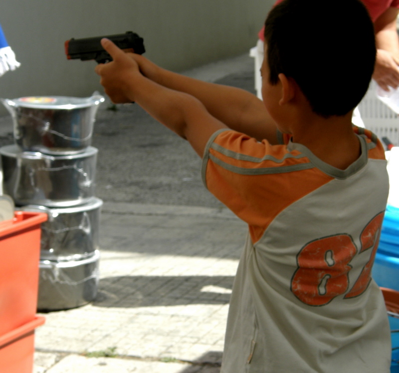 Shirt of kid-robber