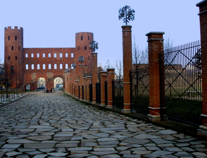 The Roman Palatine Towers - Turin - Italy