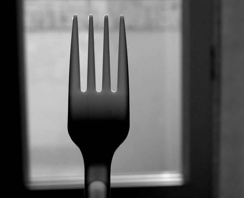 Grey fork