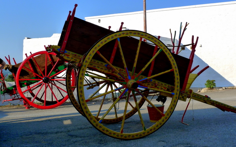 Old farm carriages