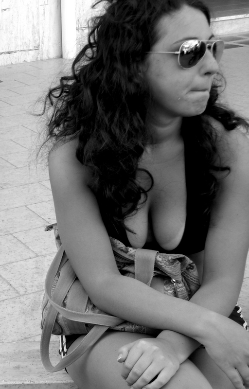 Street people in b&w