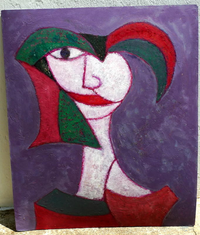 Woman face Acrylic 06-09