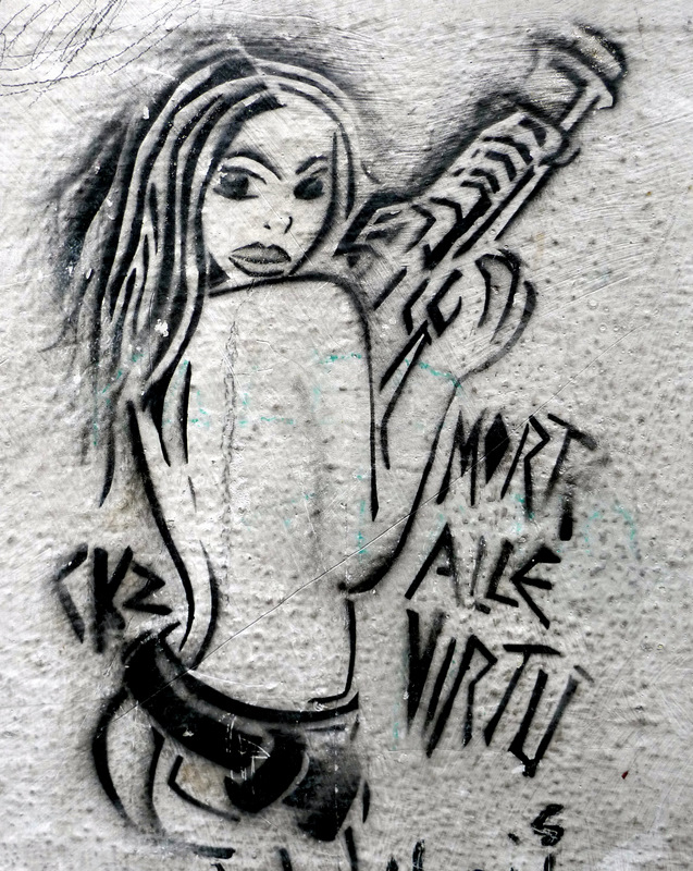 Graffiti b&w