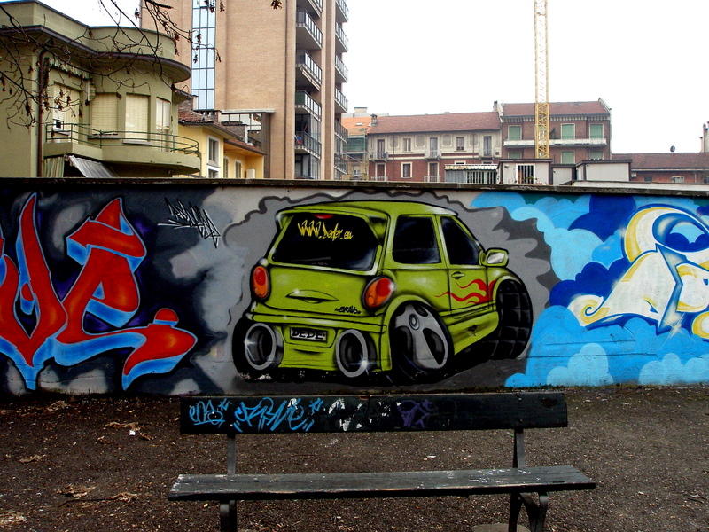 graffiti car