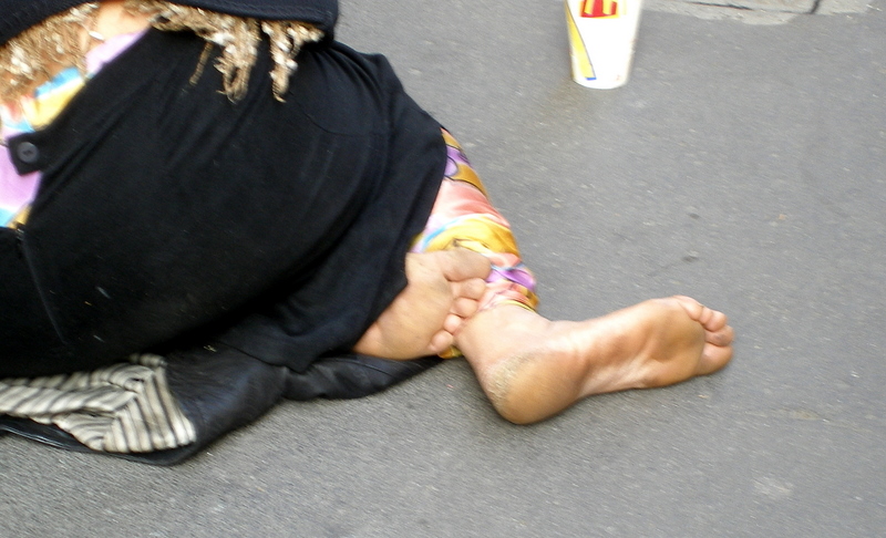 Dirty feet
