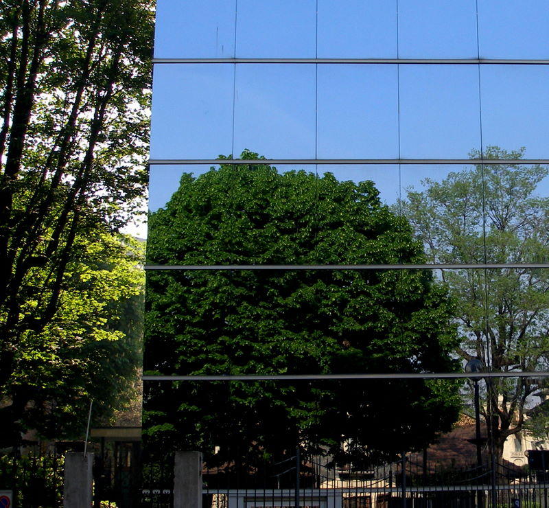 reflected  Turin - Italy