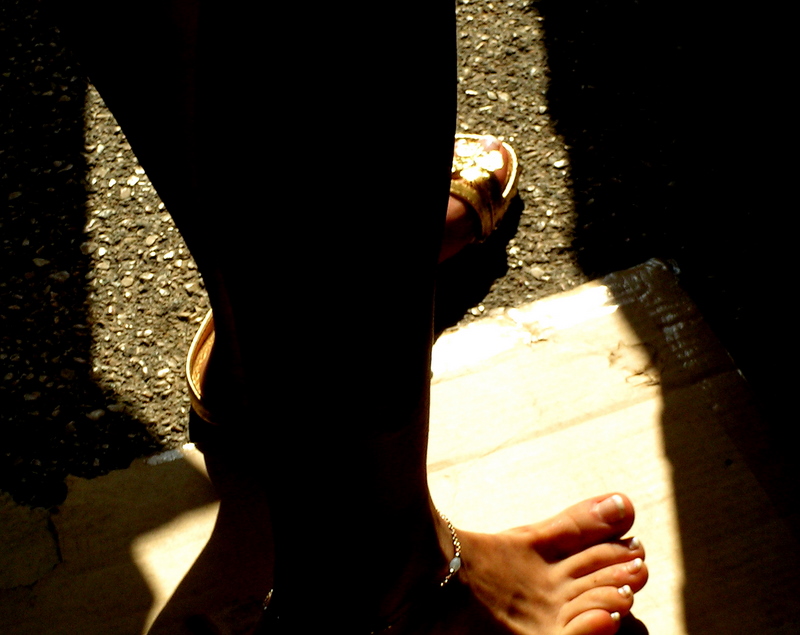 young feet