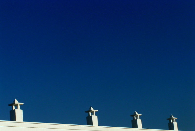blue&white and  fireplaces