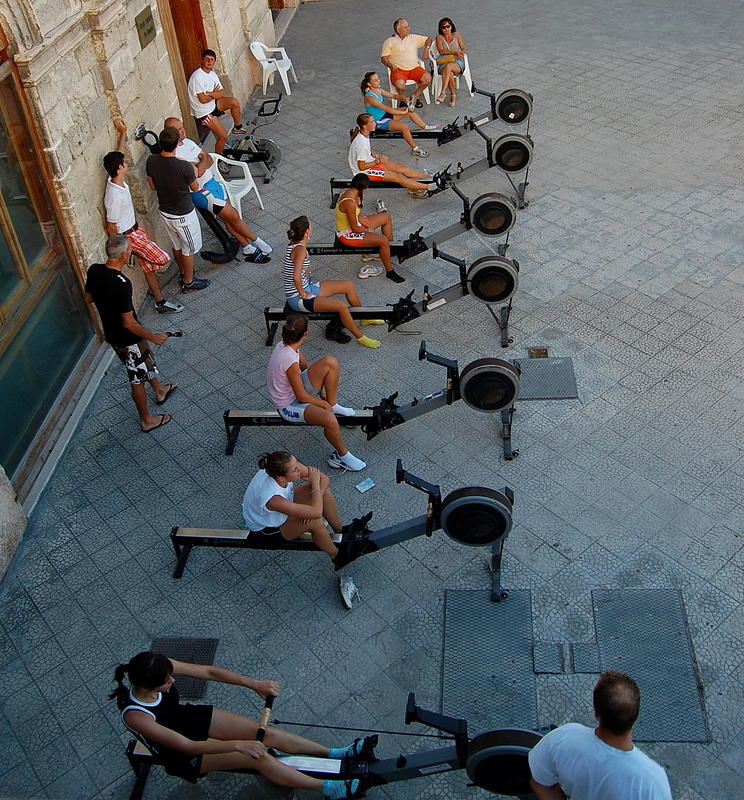 training  in  open air