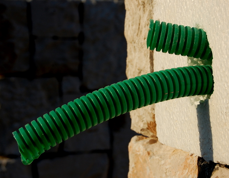 green tubes