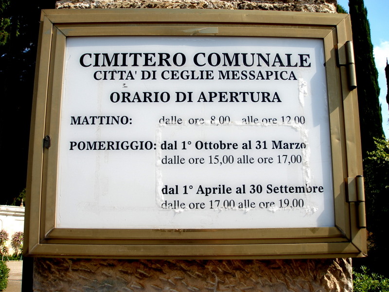 opening timetable