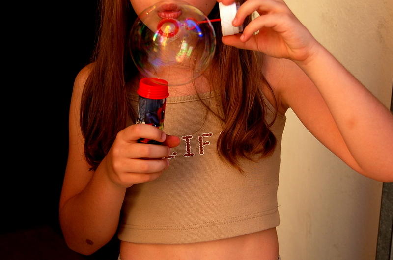 soap bubbles