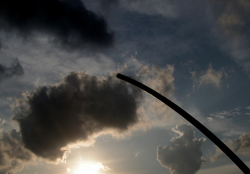 tube at sunset