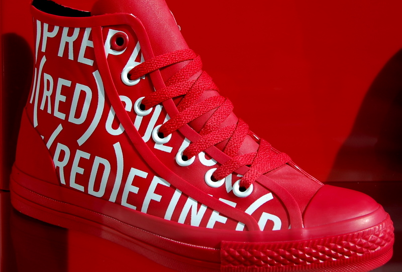 red  shoe