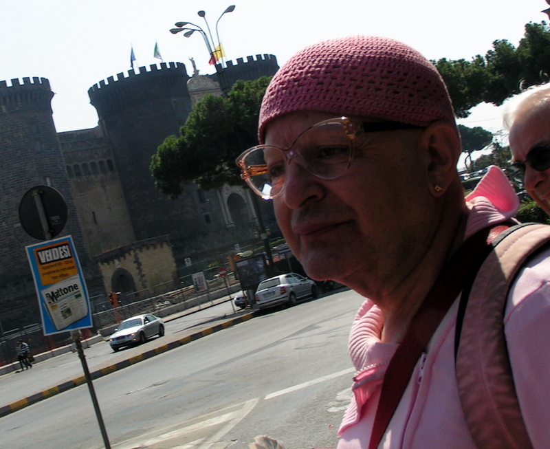 the pink man
