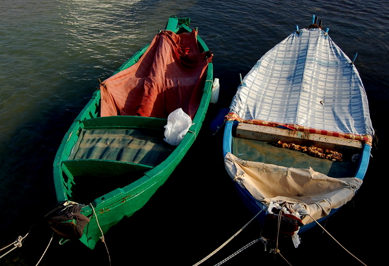 Boats with the blanket