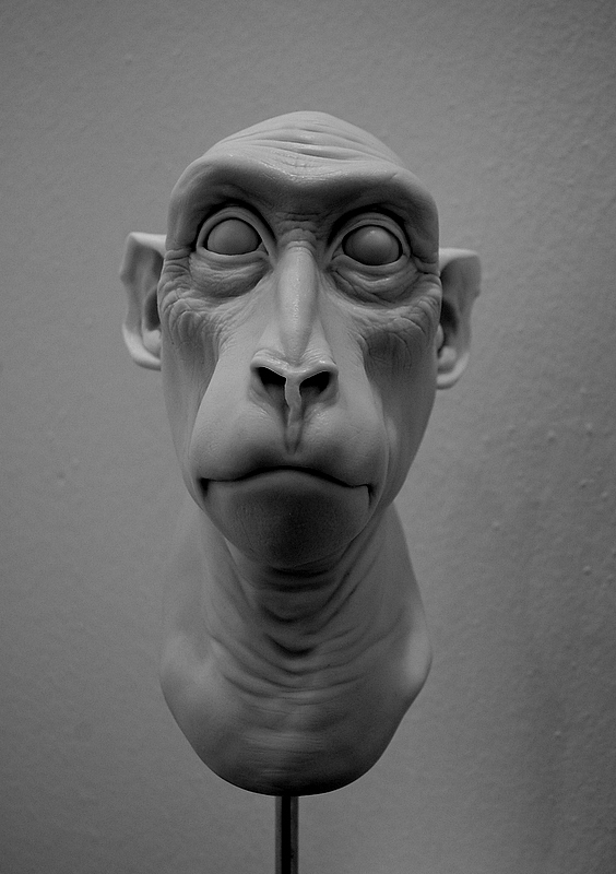 black&white face
