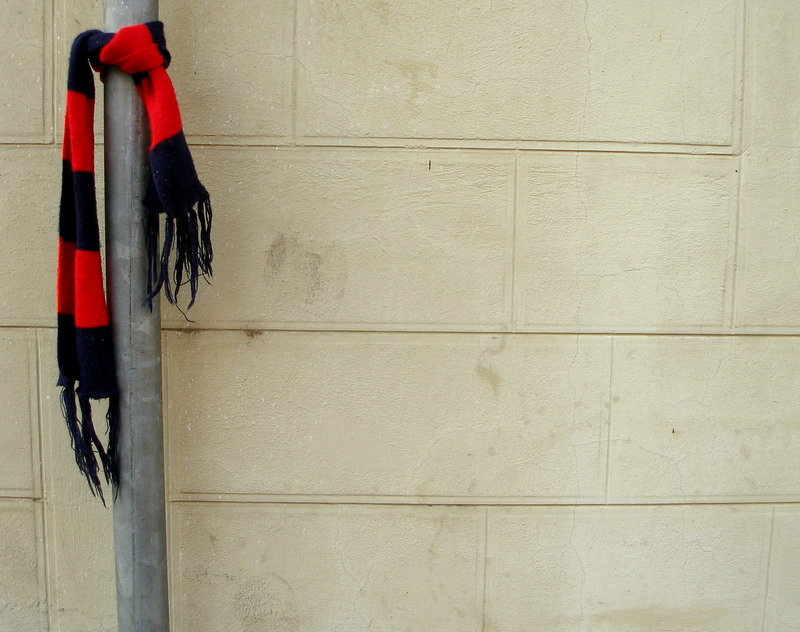Red-blue scarf