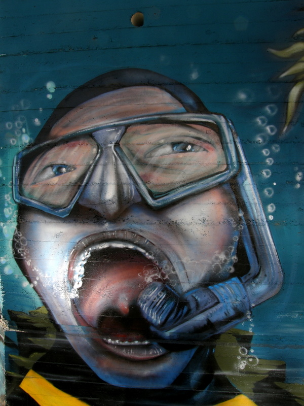 Face on the wall