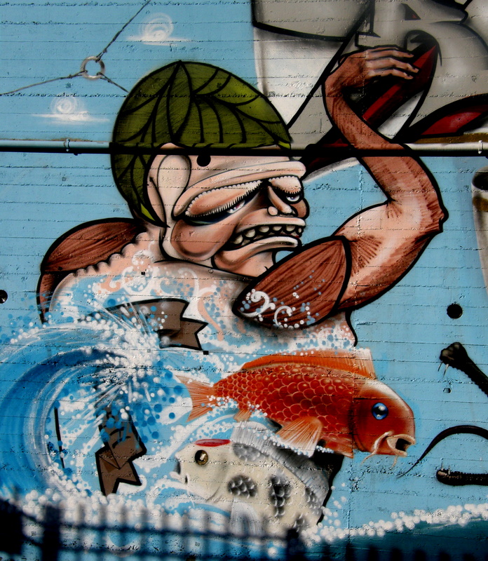 Face on the wall