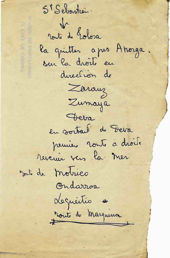 1962 - Sur la route de Lequeitio (27-31 aot 1962)