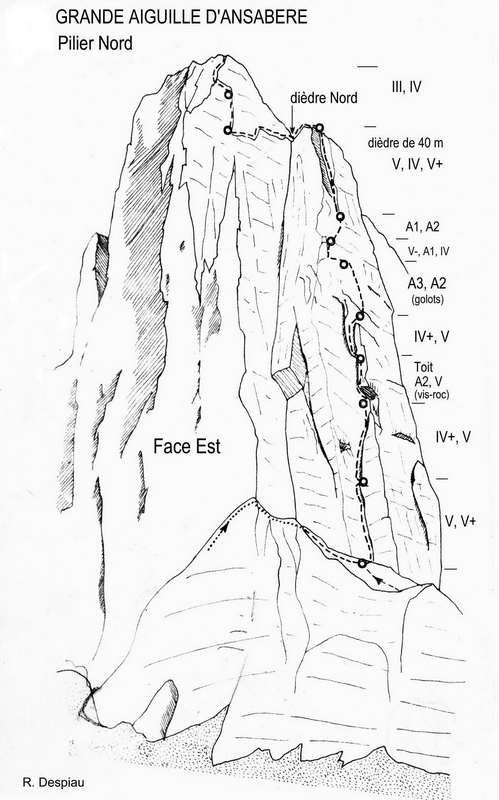   027-Pilier nord de la Grande Aiguille-it. 70