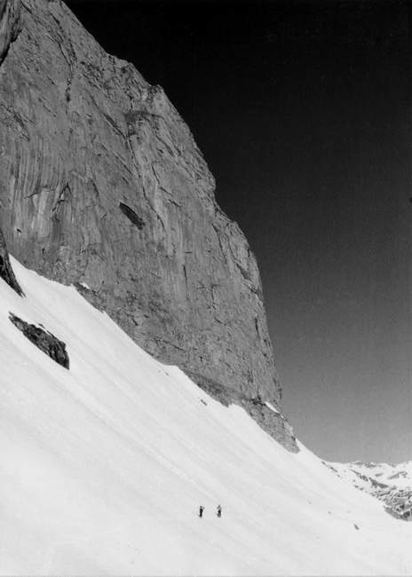 Sarrires (Gourette) face Est.Ski  Gourette, la Mongie.4 Pointes Ossau en hiver