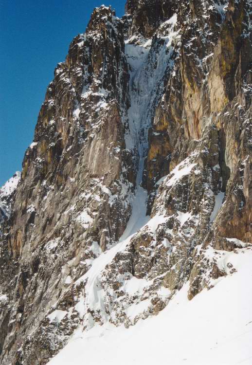 Pointe Jean-Sant et couloir Pombie Suzon en hiver