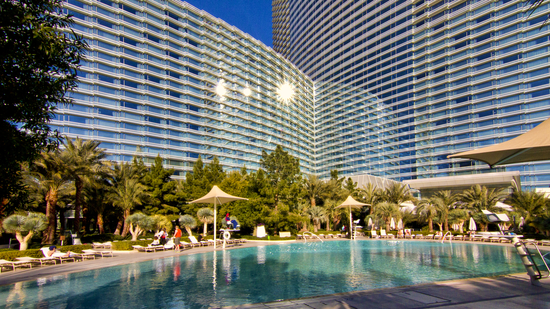 Aria Casino Pool 2