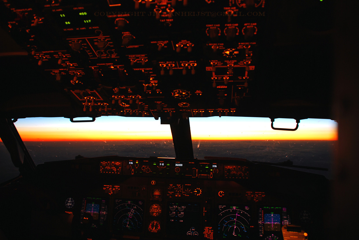 Chasing the sunset