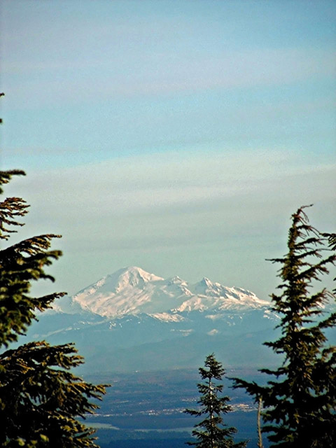 Mt. Baker from Grouse Mountain