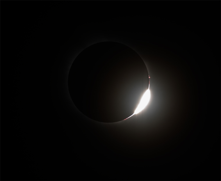 Total solar eclipse 2006  - end of total phase