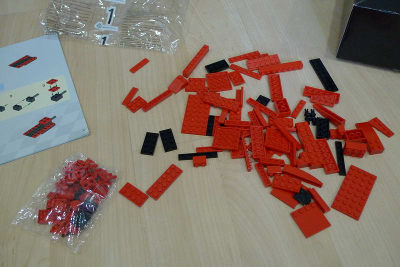 Unpacking Parts Bag 1 (out of 5)