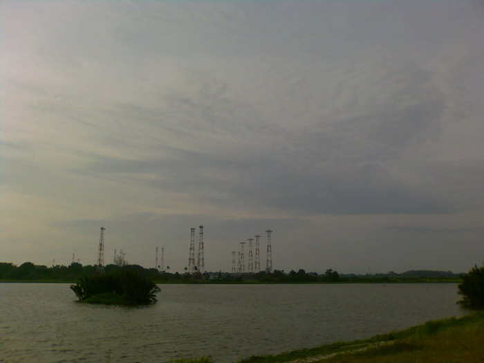 North-westerly skies