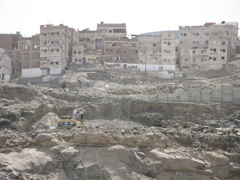 Typical surrounding terrain