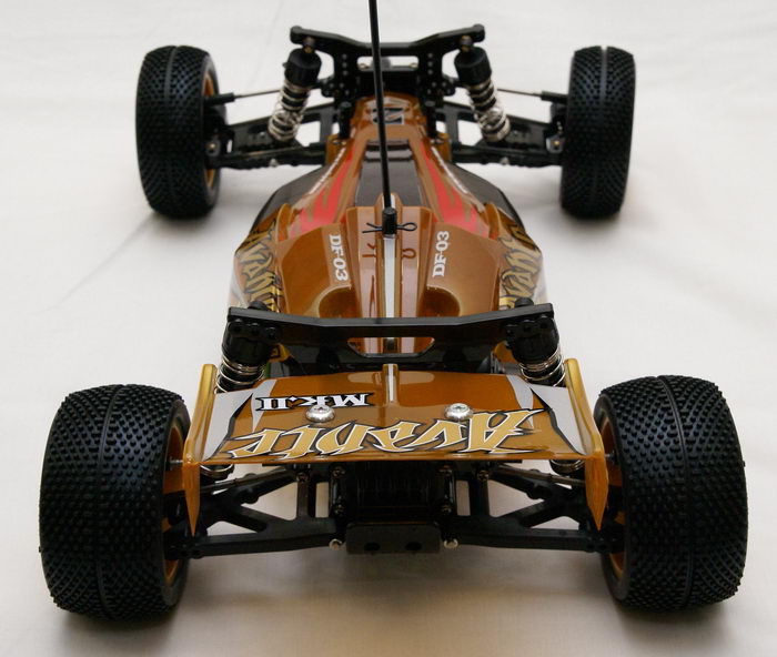 Large rear tyres