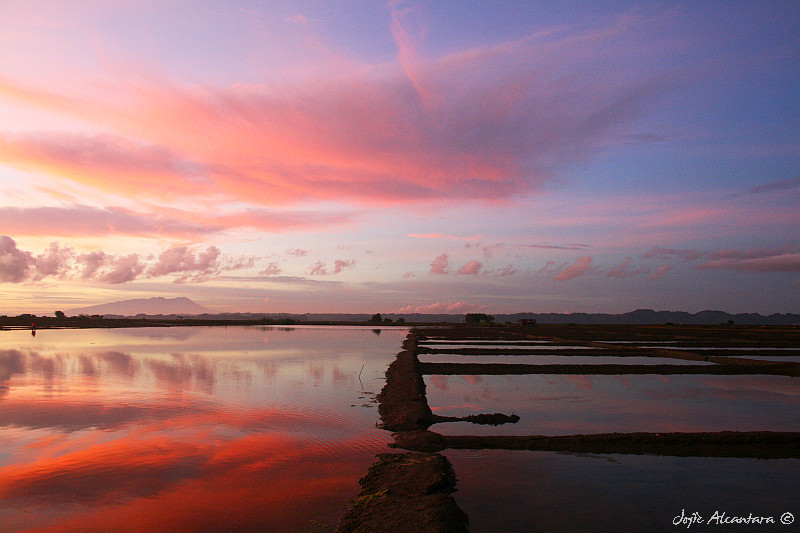 Salt bed Lake