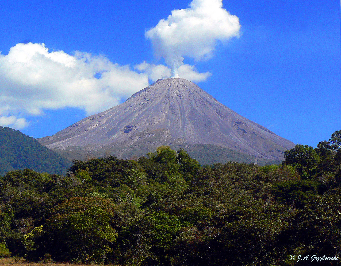 changing attitudes of the Volcan de Colima
