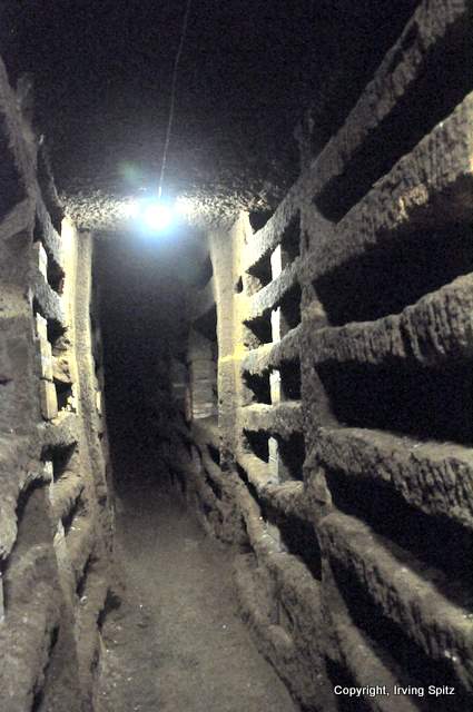 General view of catacombs