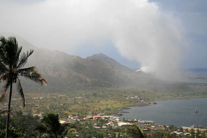 Mt. Tavurvur in Rabaul